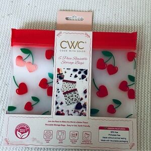 CWC six piece reusable storage bags